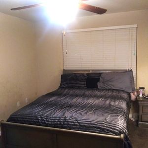 Sectional living room set and a bedroom set